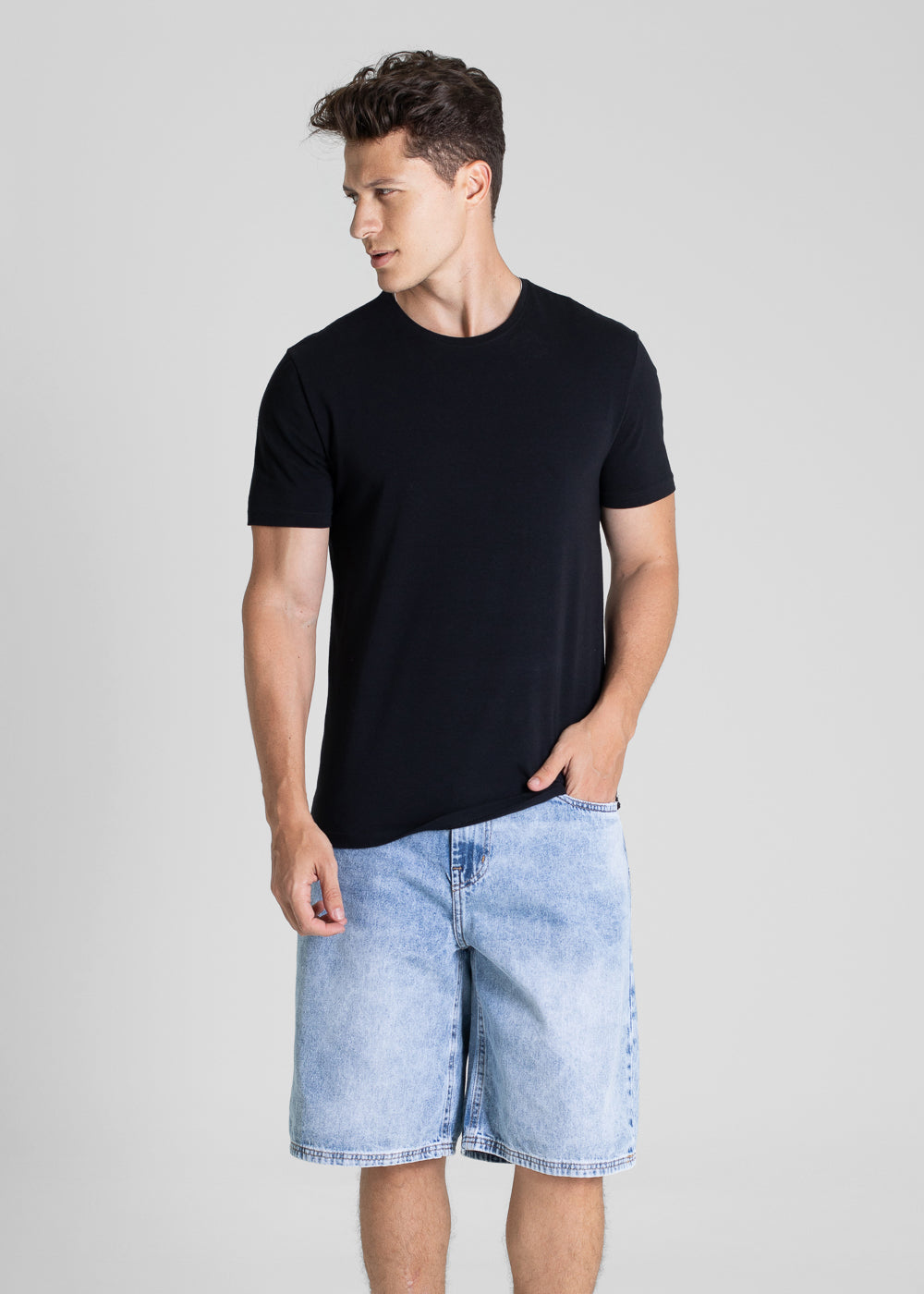 Bermuda Jeans Sawary 281100 AZUL: Estilo e Conforto para o Dia a Dia