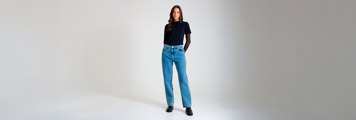 CALÇA RETA: AQUELE JEANS CORINGA QUE FICA BEM EM TODO MUNDO