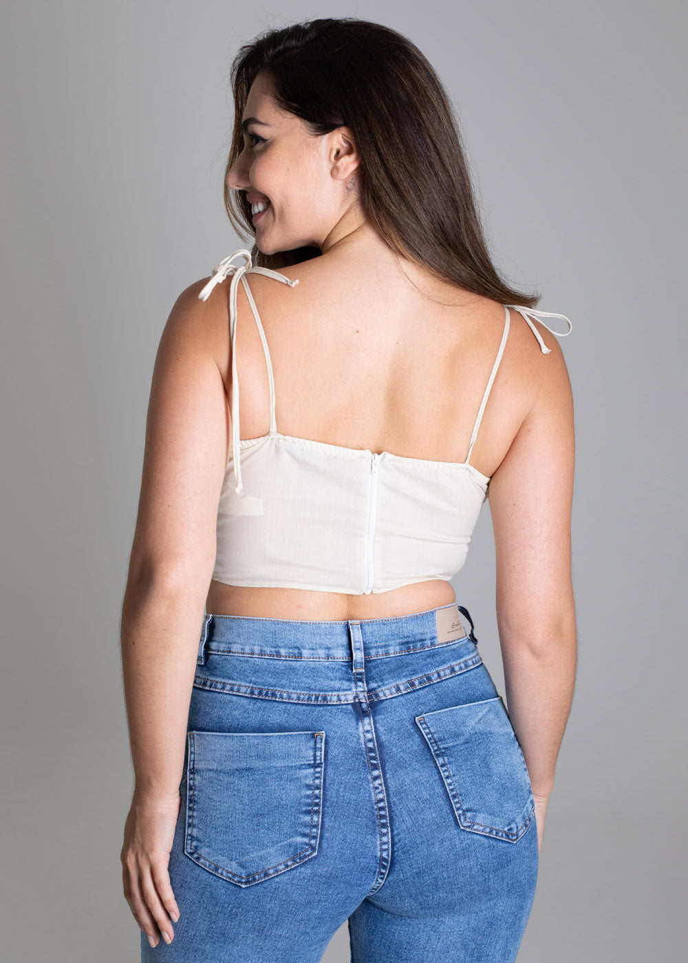 Top Sawary Tricoline - 276706 BEGE