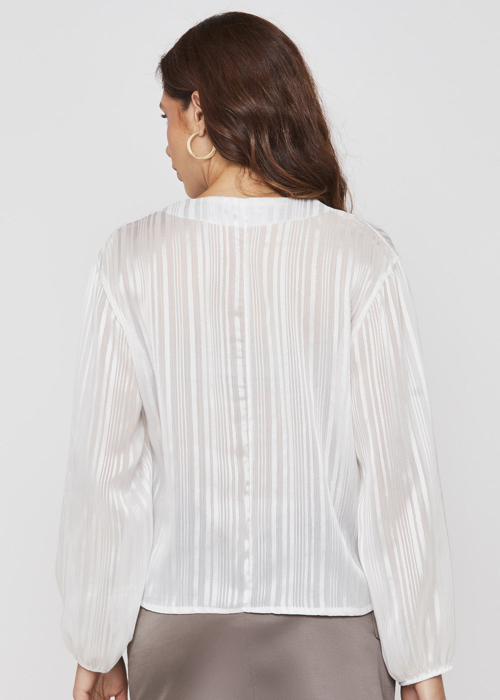 Blusa Sawary Listrada - 277226 OFF WHITE