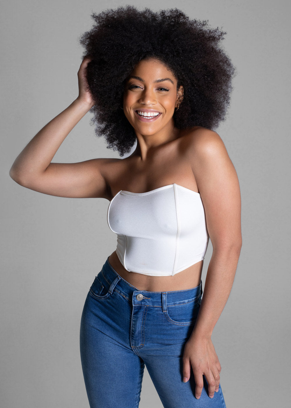 Cropped Sawary Gloss - 276147 OFF WHITE