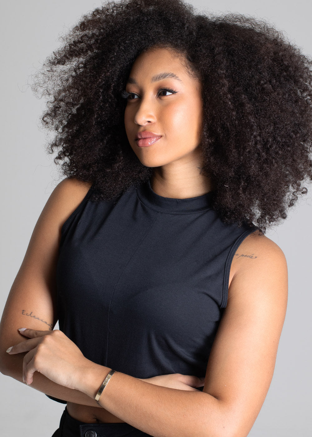 Cropped Sawary Regata - 277981 PRETO