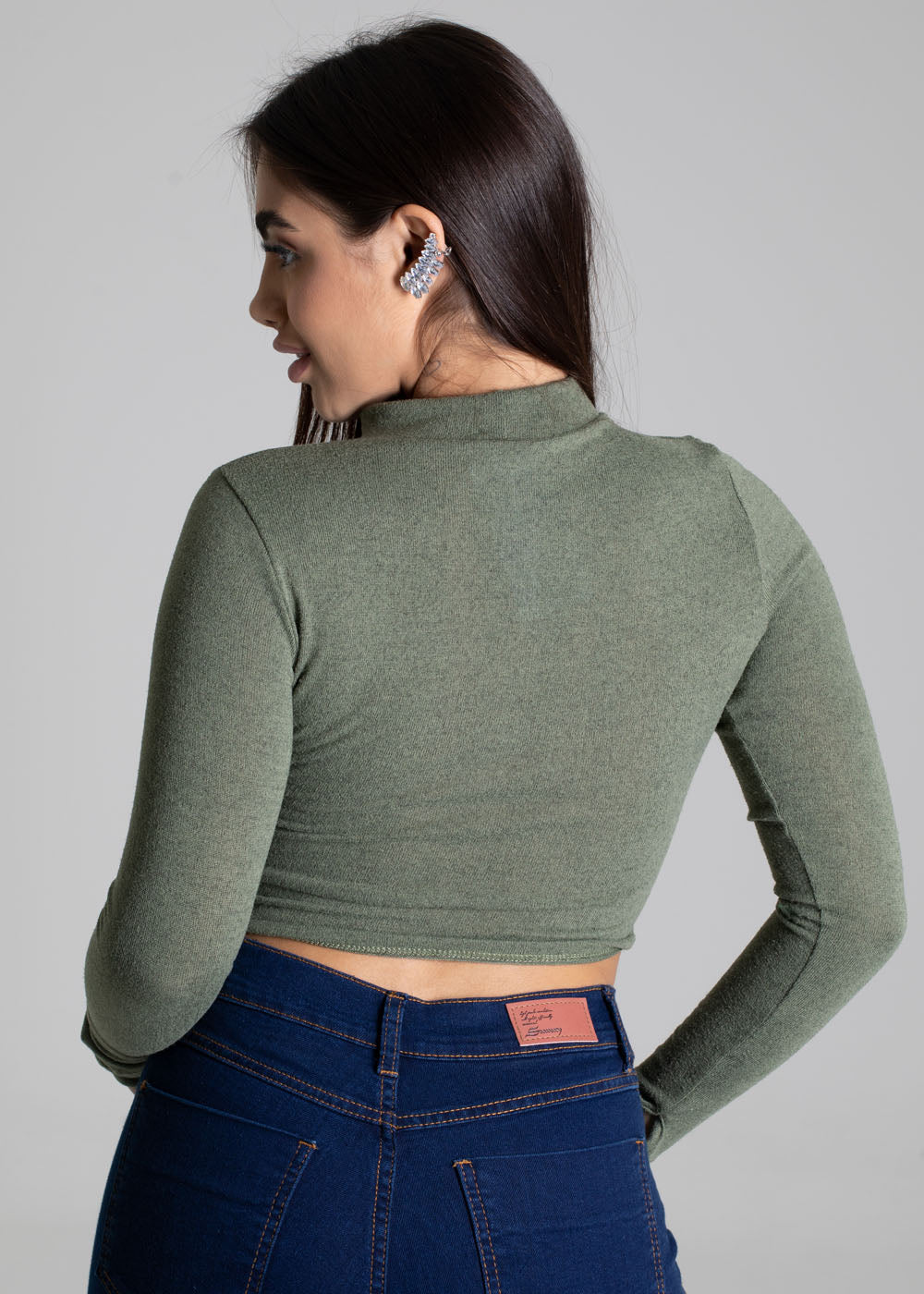 Cropped Sawary Gola Alta - 277552 VERDE