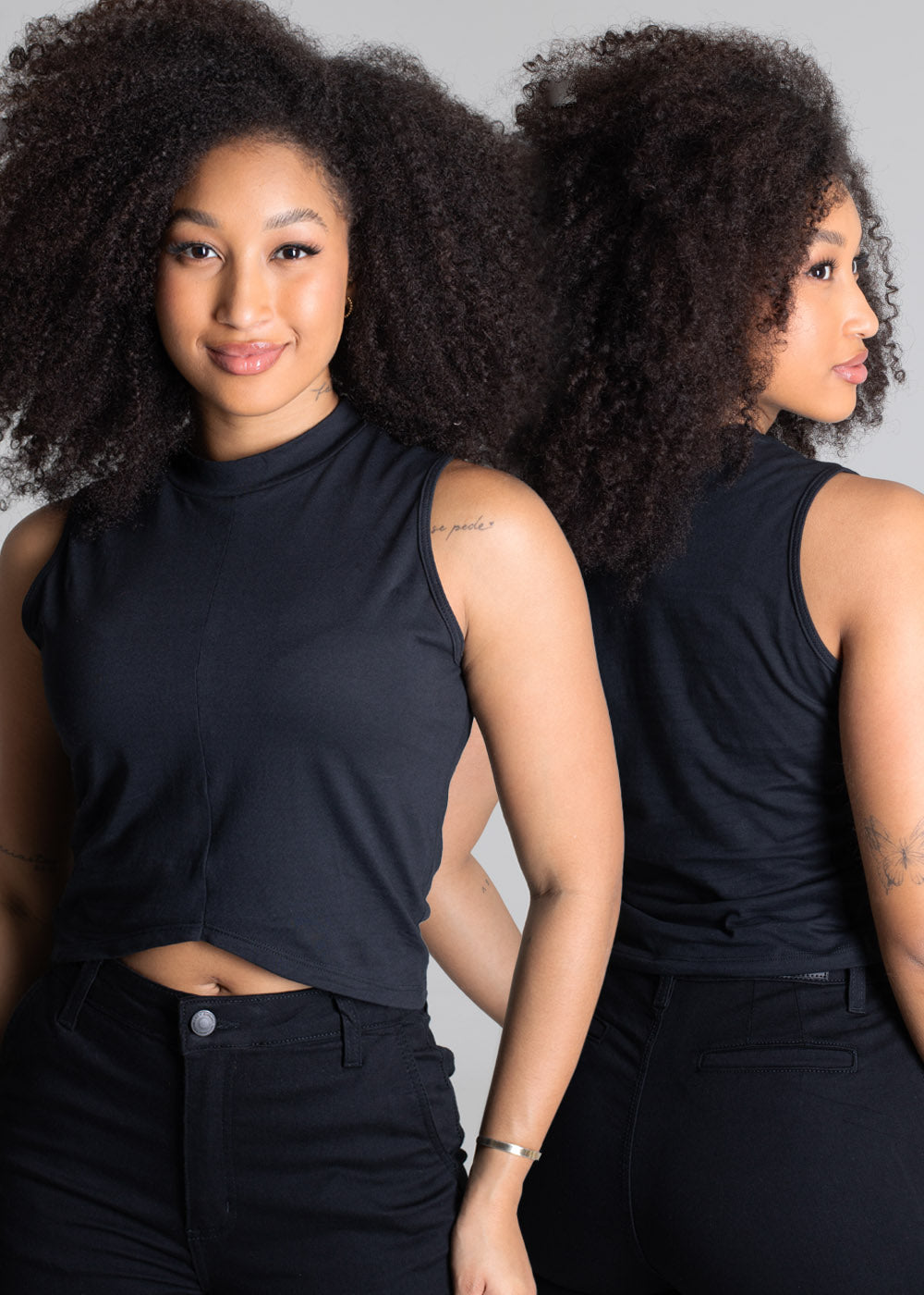 Cropped Sawary Regata - 277981 PRETO