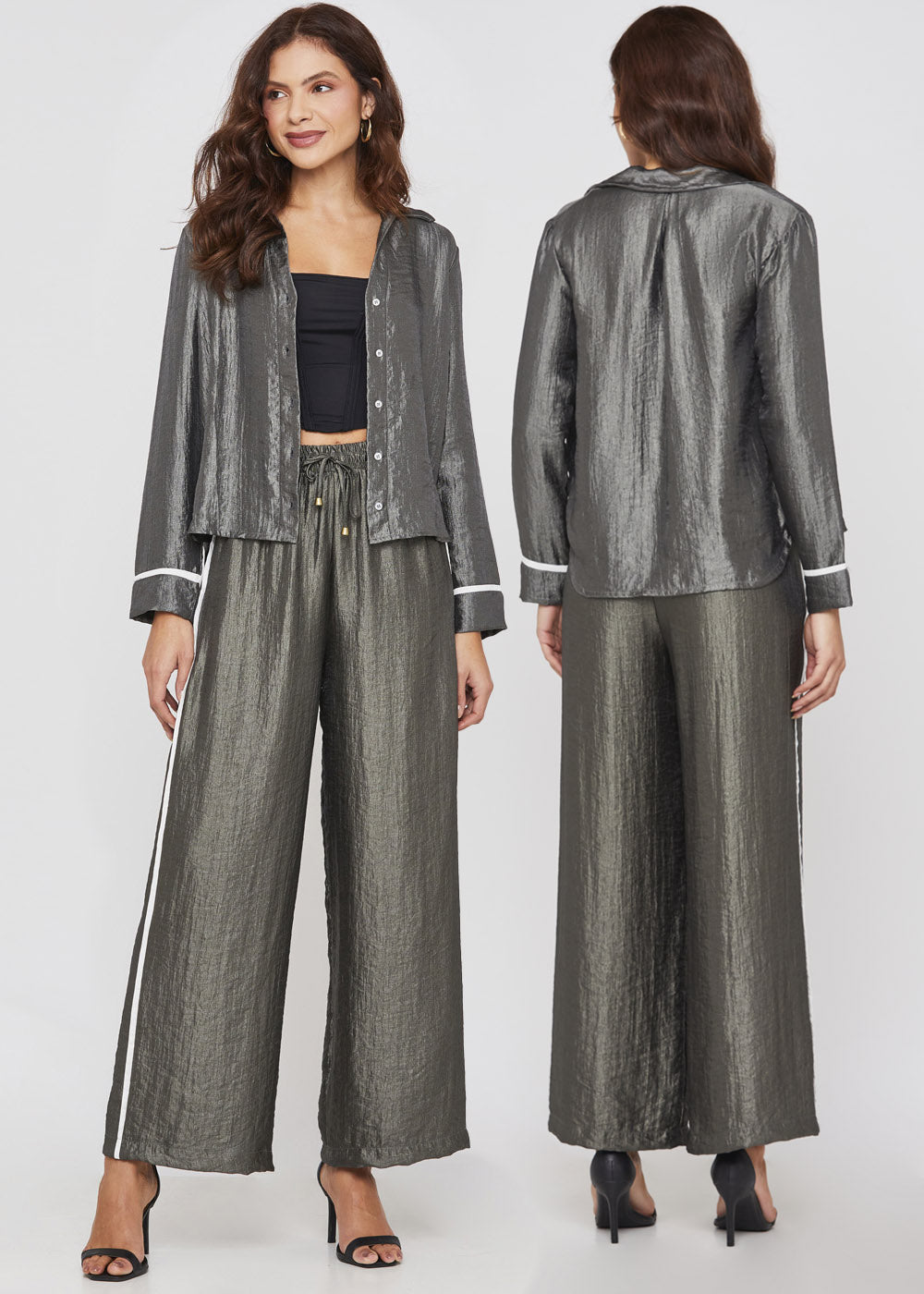 Calça Sawary Pantalona - 277818 VERDE