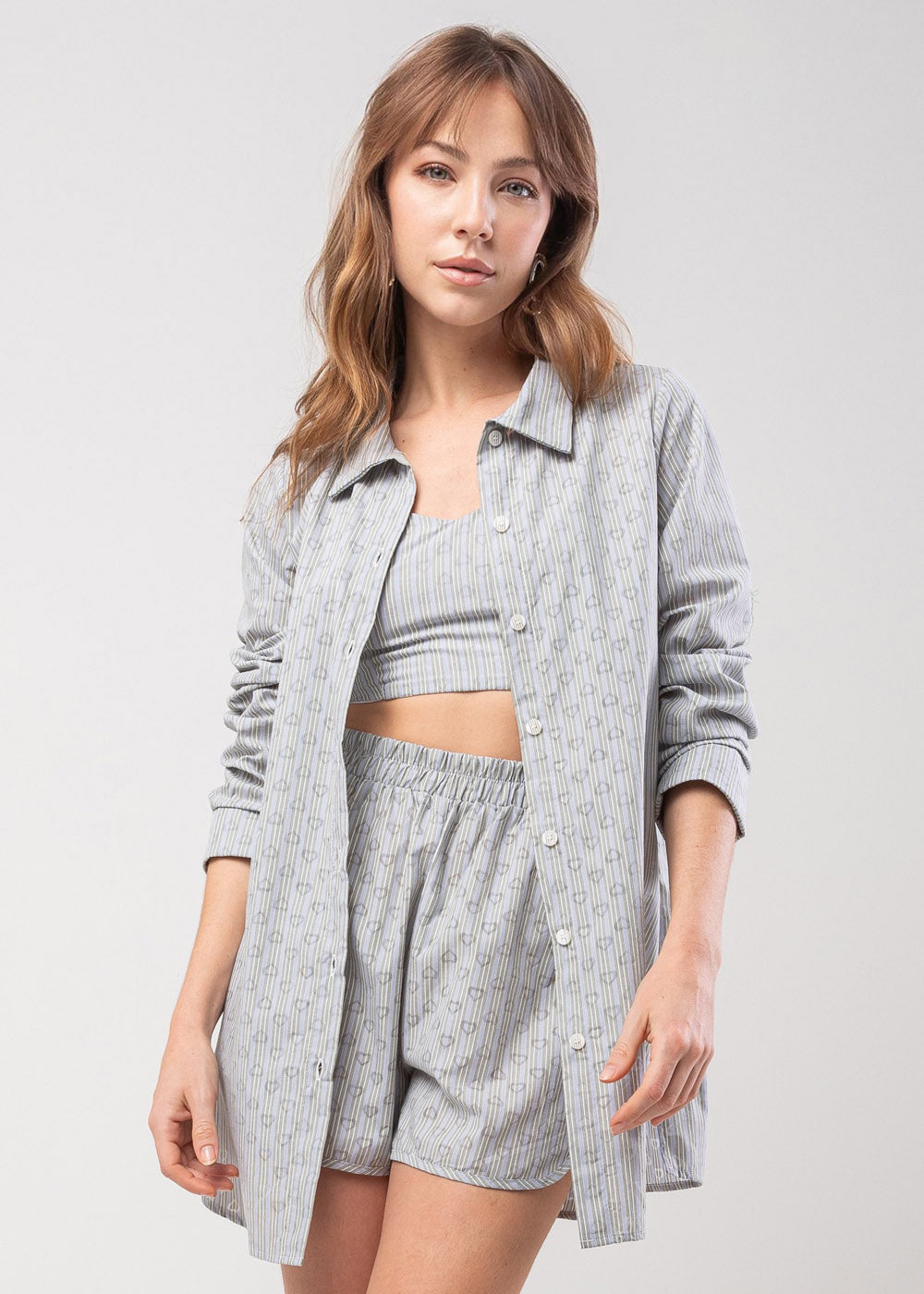 Camisa Sawary Estampada - 278975 LISTRADO