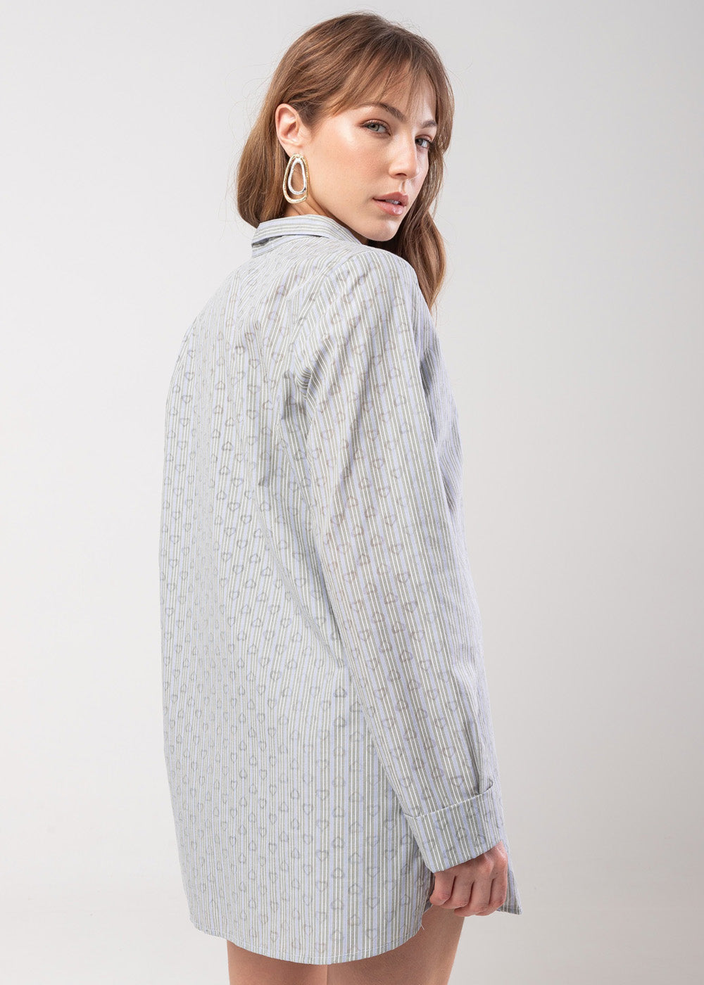 Camisa Sawary Estampada - 278975 LISTRADO