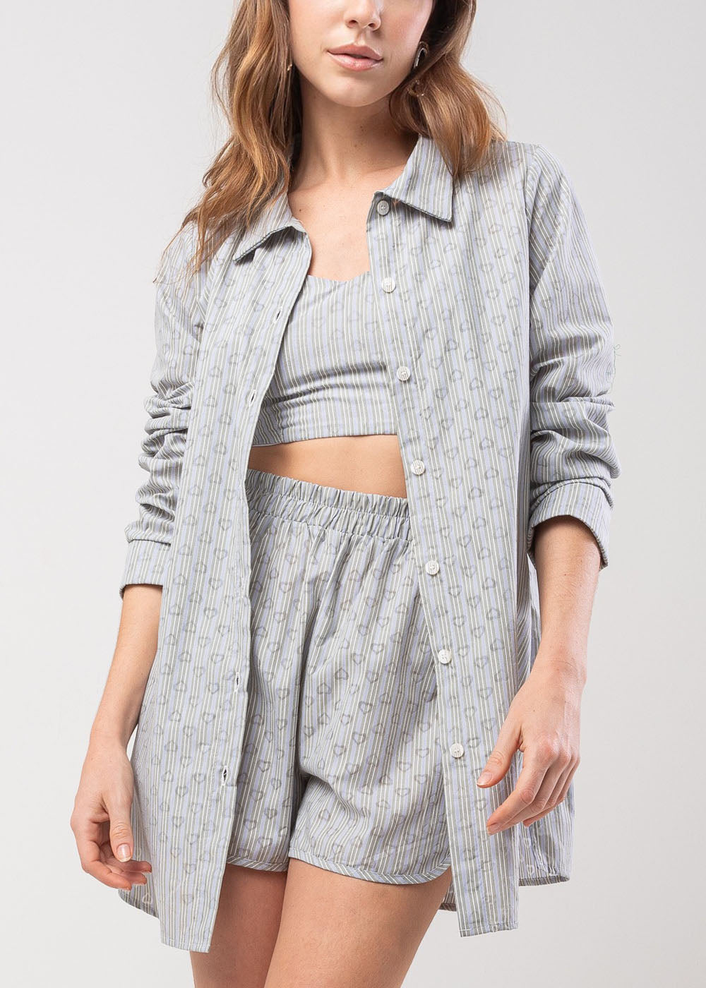 Camisa Sawary Estampada - 278975 LISTRADO