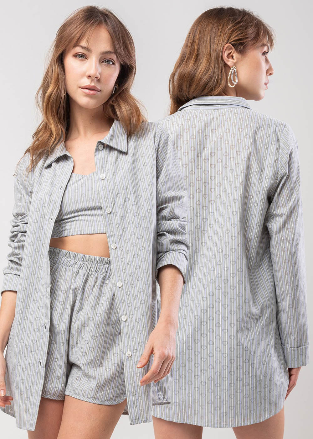 Camisa Sawary Estampada - 278975 LISTRADO