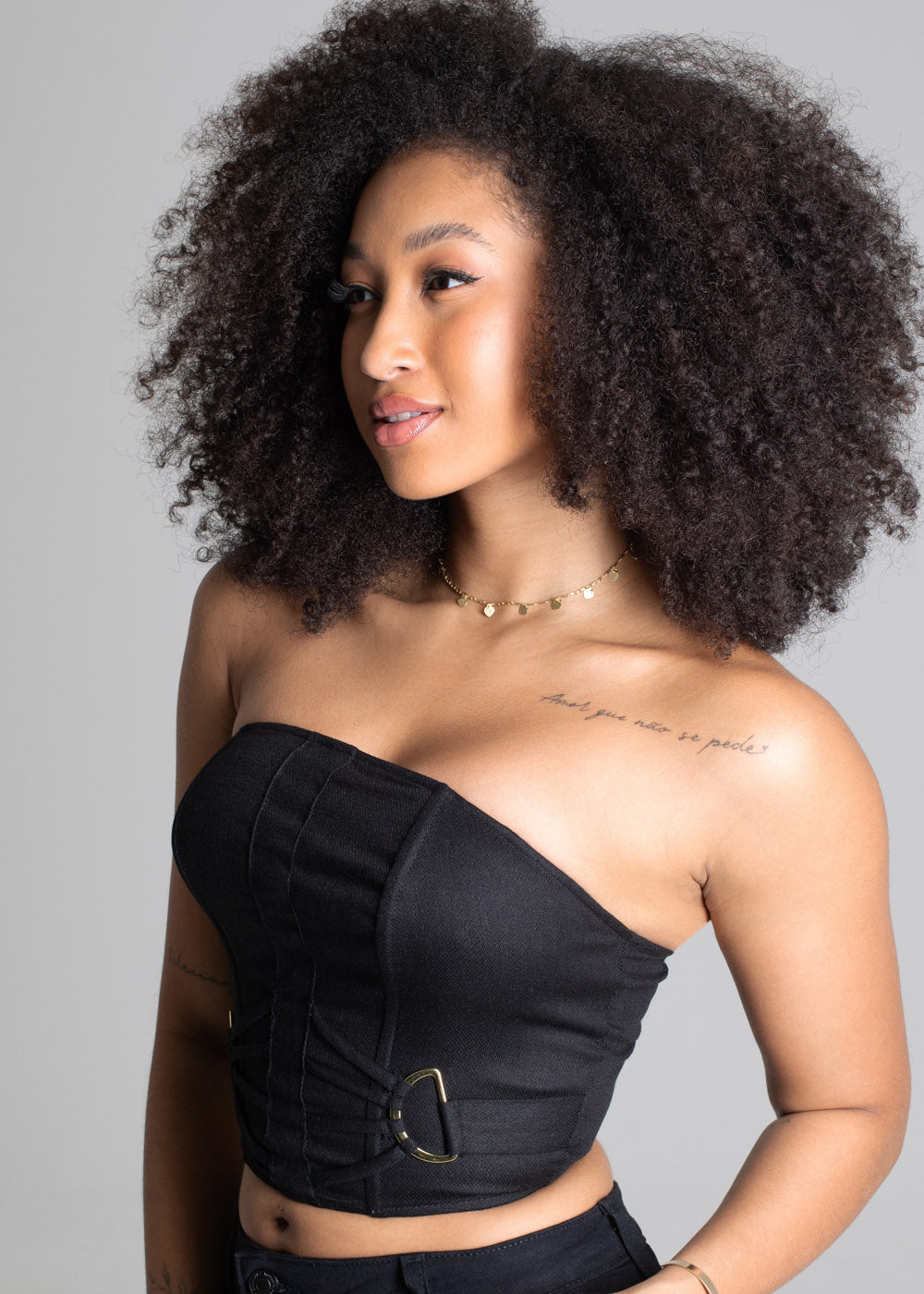 Cropped Sawary Tomara que Caia - 277540 PRETO