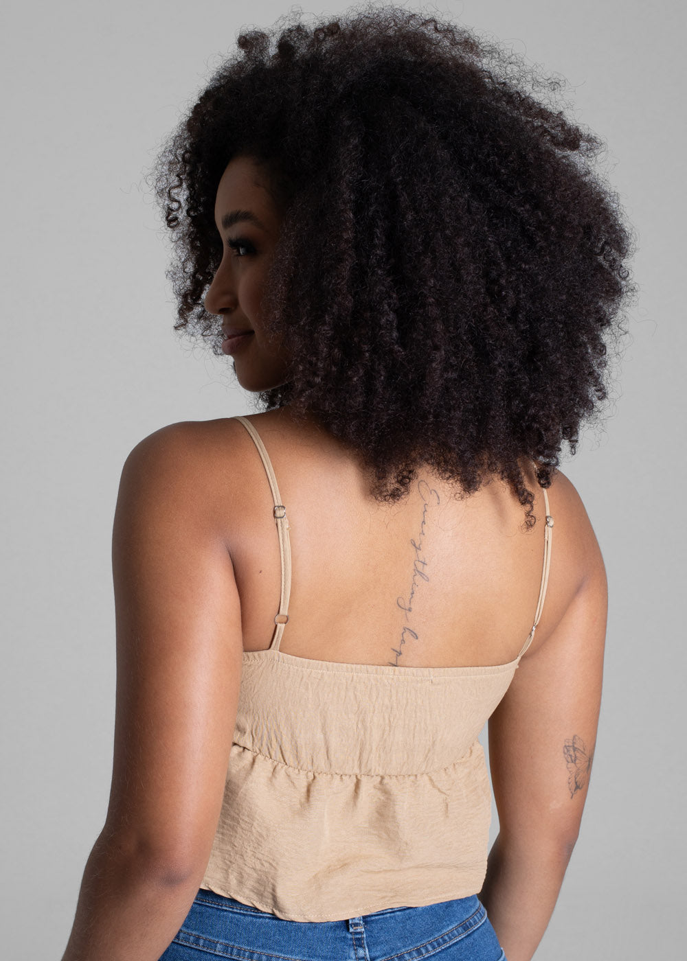 Cropped Sawary Petala - 279729 BEGE