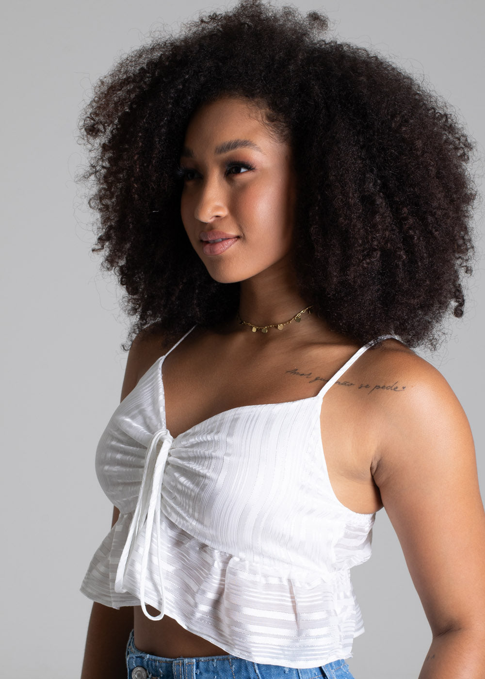 Cropped Sawary Serena - 279718 OFF WHITE