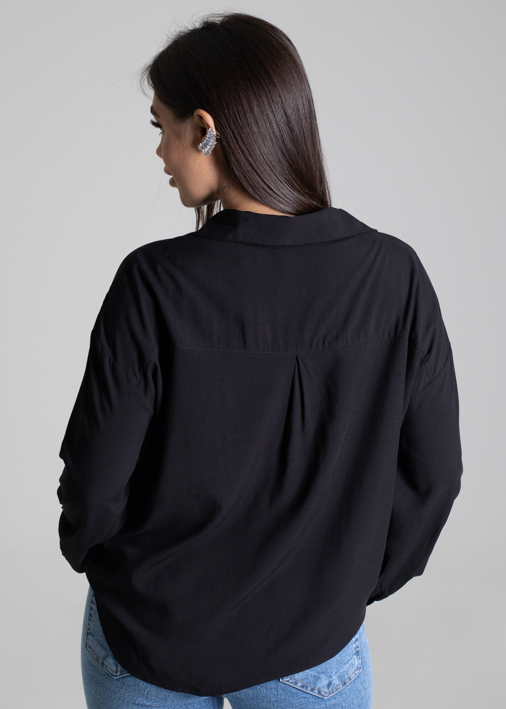 Camisa Sawary Oversized - 278312 PRETO
