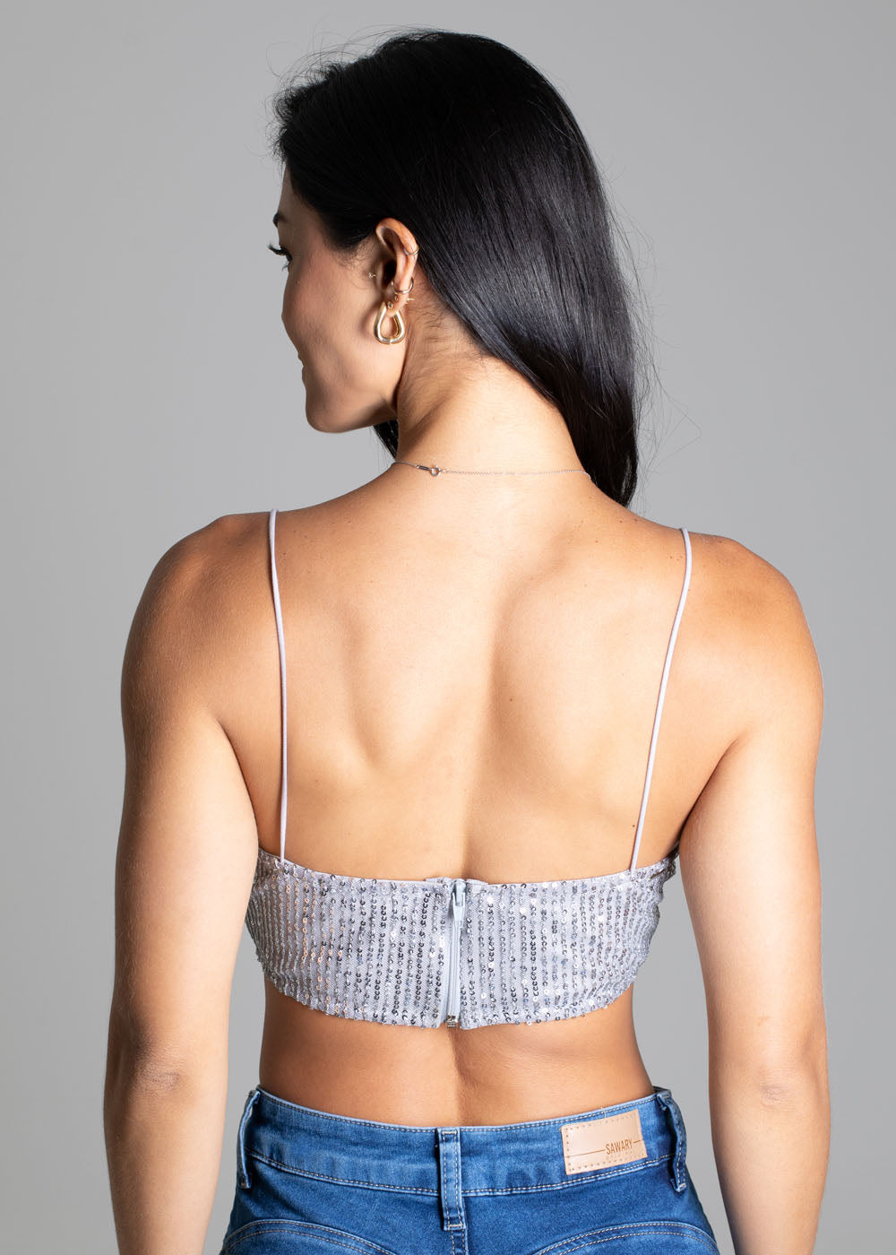 Blusa Degage Sawary - 276716 PRATA