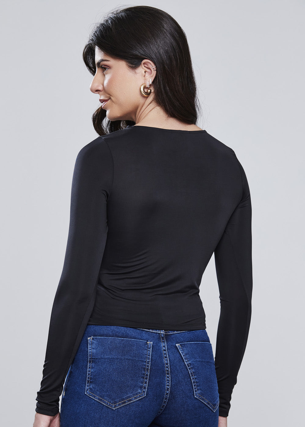 Blusa Sawary Ombro a Ombro - 278318 PRETO