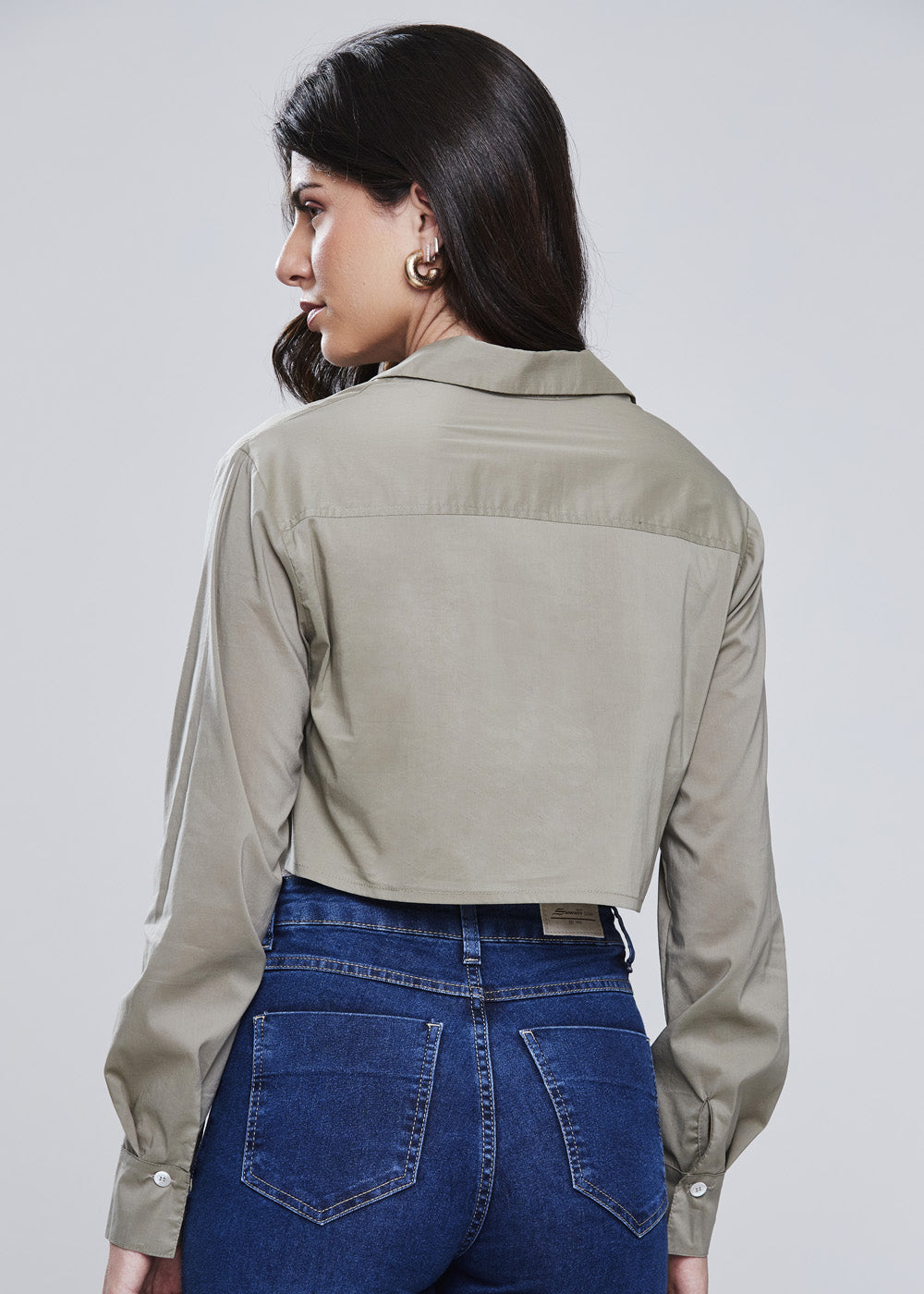 Camisa Sawary Cropped - 278304 VERDE