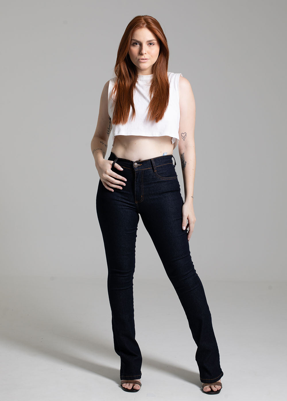 Calça Jeans Sawary Boot Cut - 258370 AZUL