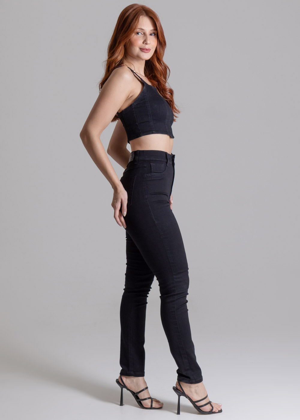 Calça Sarja Sawary Hot Pants - 263832 PRETO