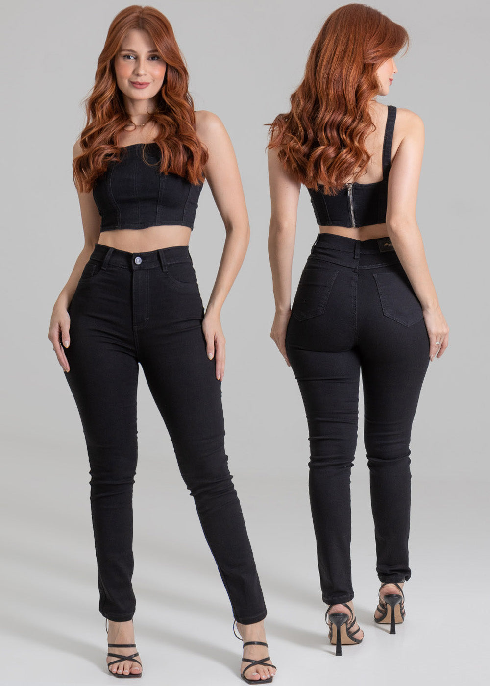 Calça Sarja Sawary Hot Pants - 263832 PRETO