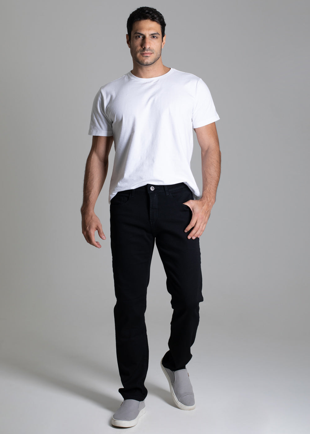 Calça Sarja Sawary Skinny - 264076 PRETO