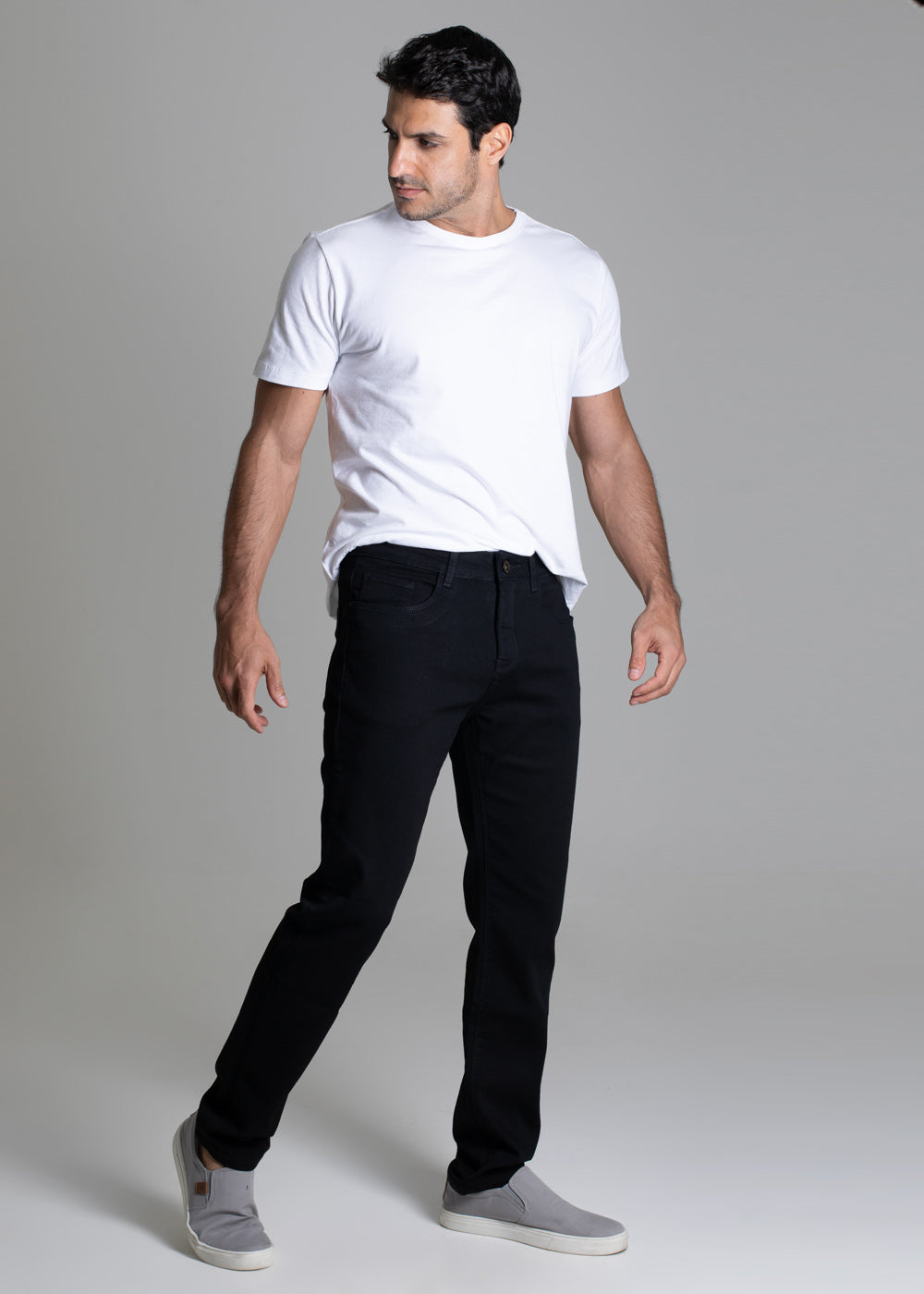 Calça Sarja Sawary Skinny - 264076 PRETO