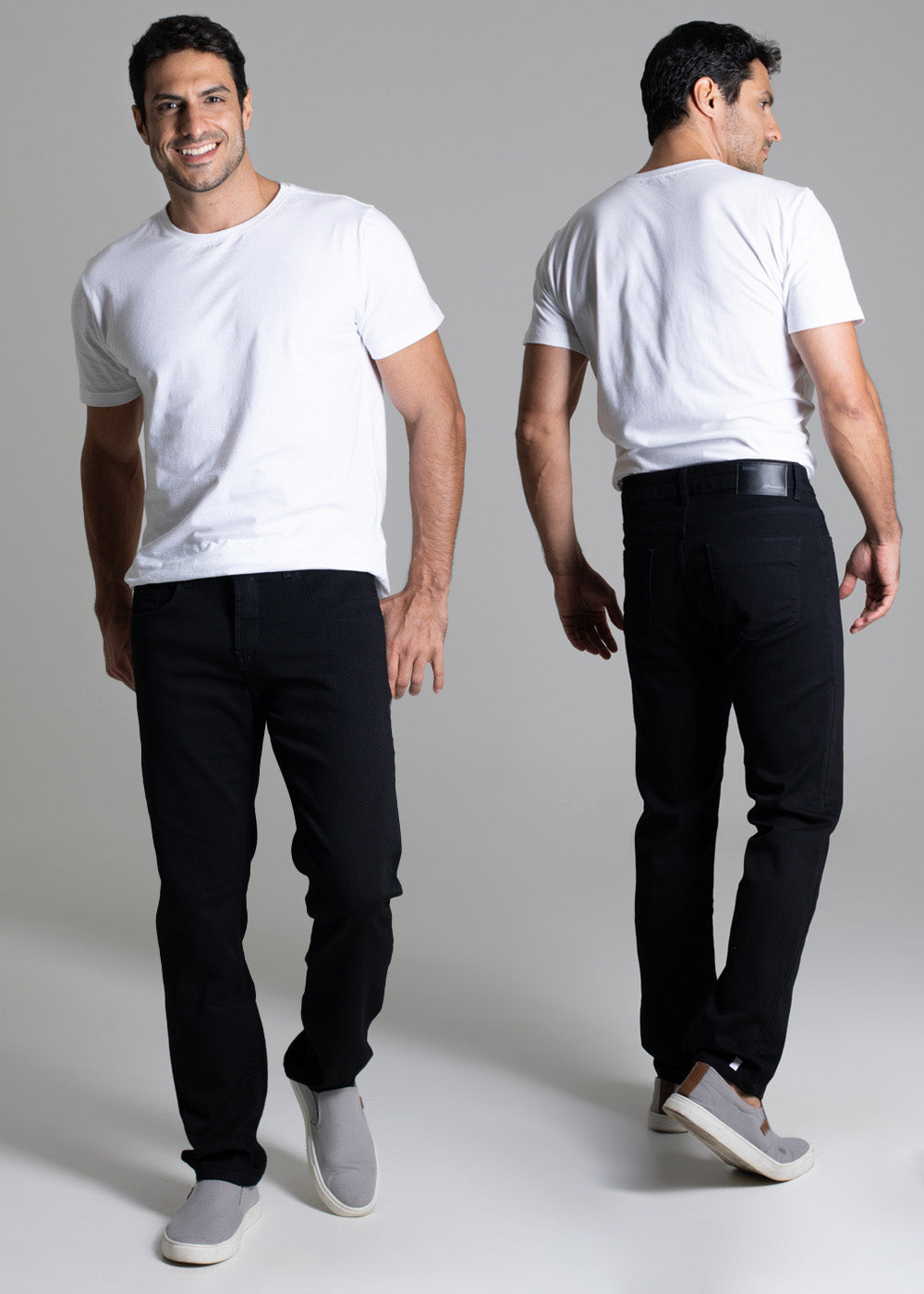 Calça Sarja Sawary Skinny - 264076 PRETO