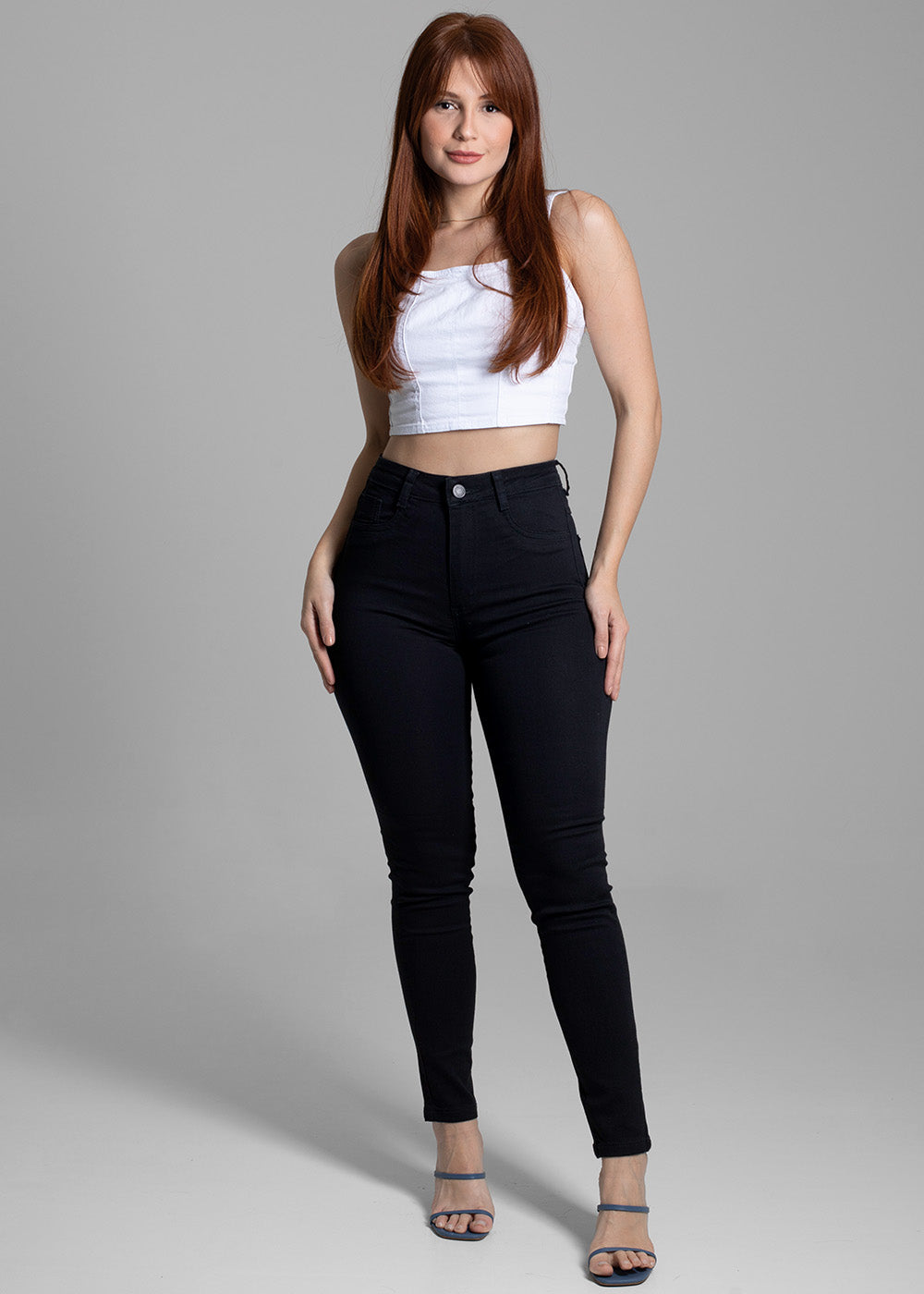 Calça Sarja Sawary Super Lipo - 264079 PRETO