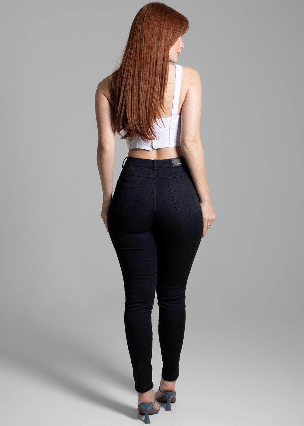 Calça Sarja Sawary Super Lipo - 264079 PRETO