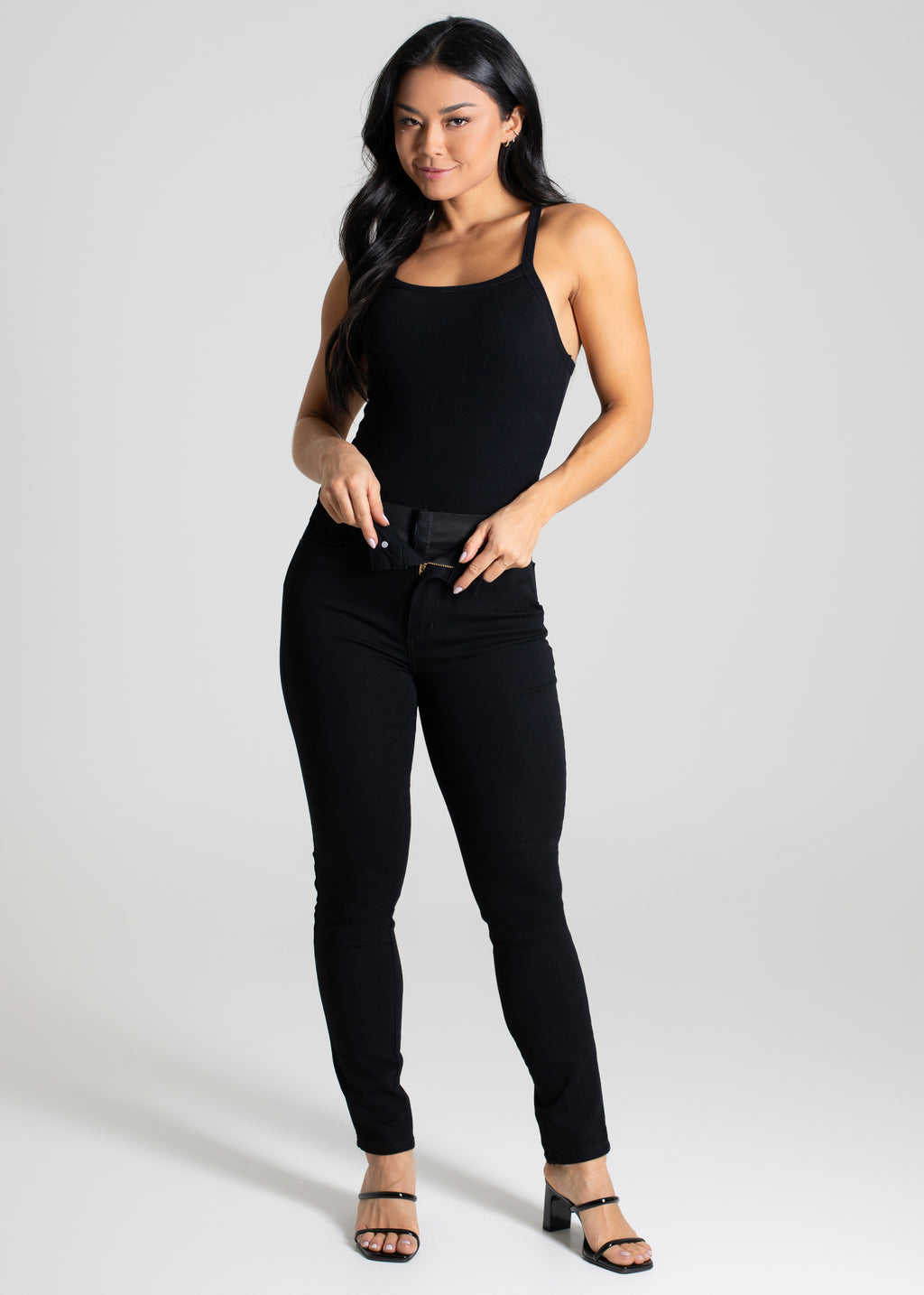 Calça Sarja Sawary Super Lipo - 264526 PRETO