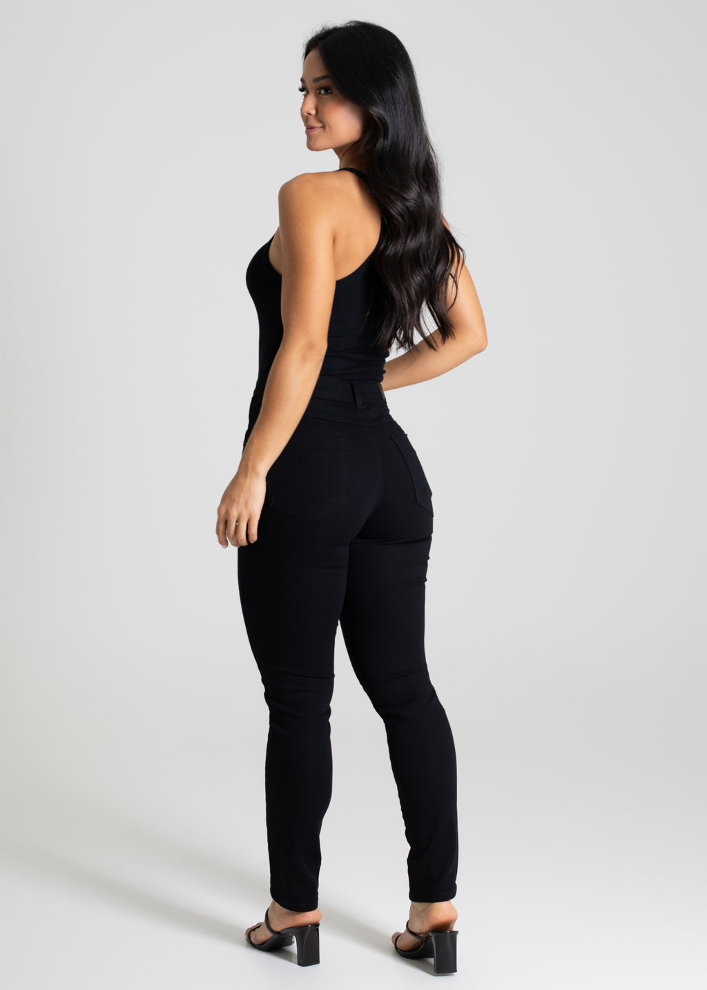 Calça Sarja Sawary Super Lipo - 264526 PRETO