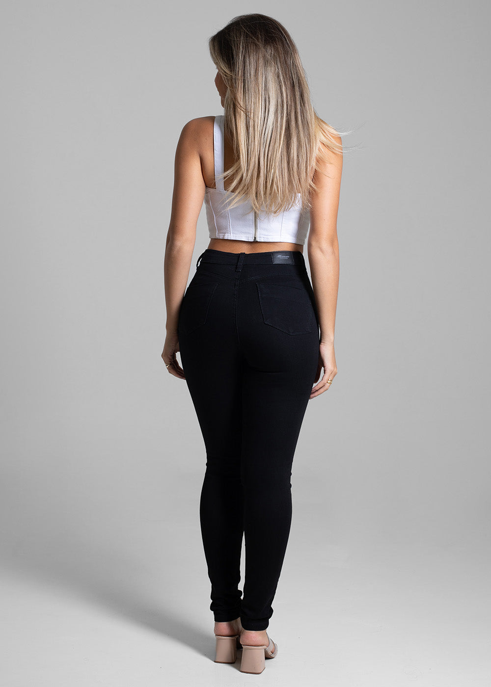 CALÇA SARJA SAWARY SUPER LIPO - 264741 PRETO