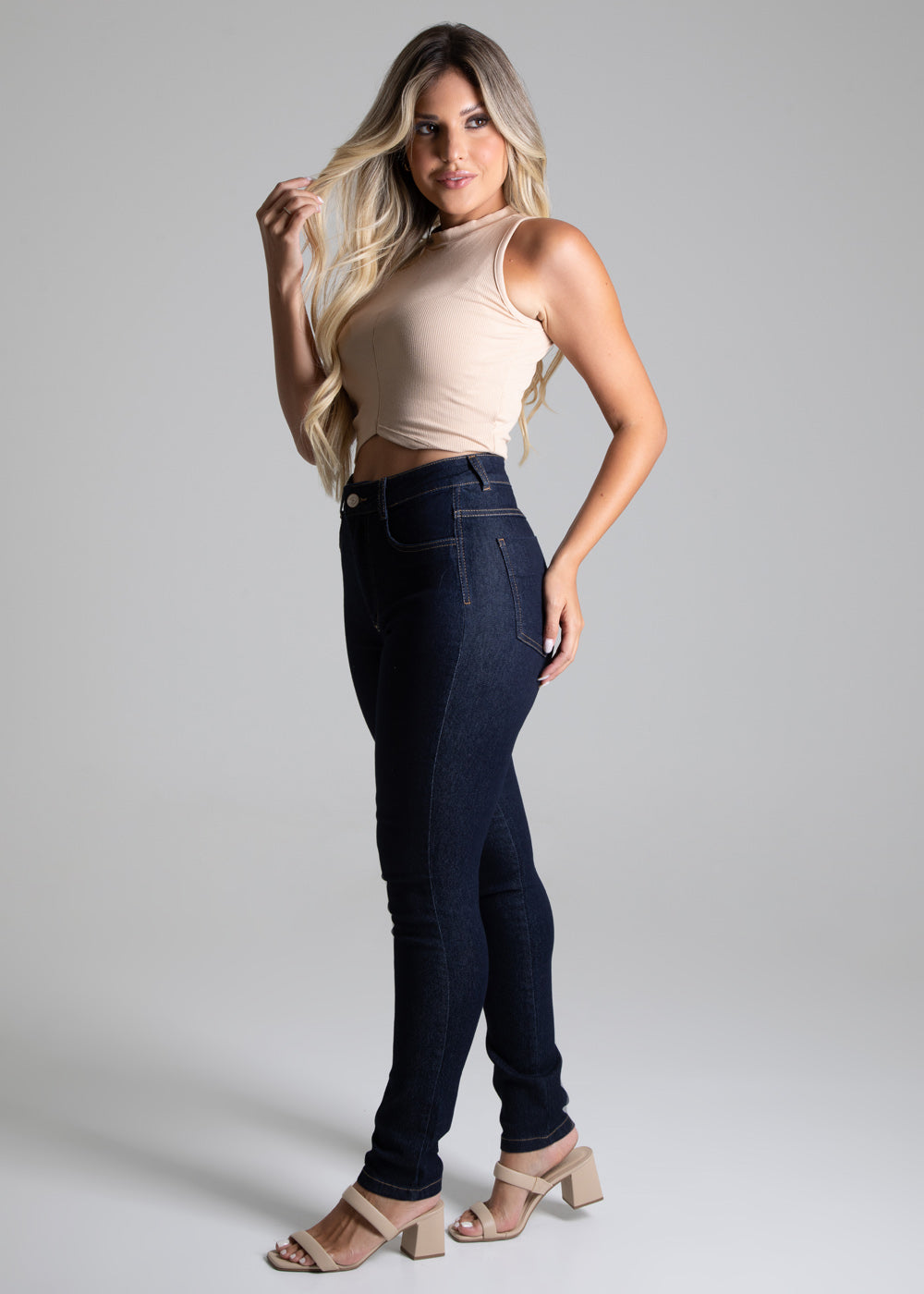 Calça Jeans Sawary Super Lipo - 264874 AZUL