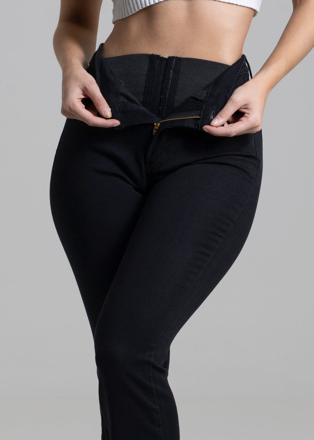 Calça Sarja Sawary Super Lipo Boot Cut - 265064 PRETO