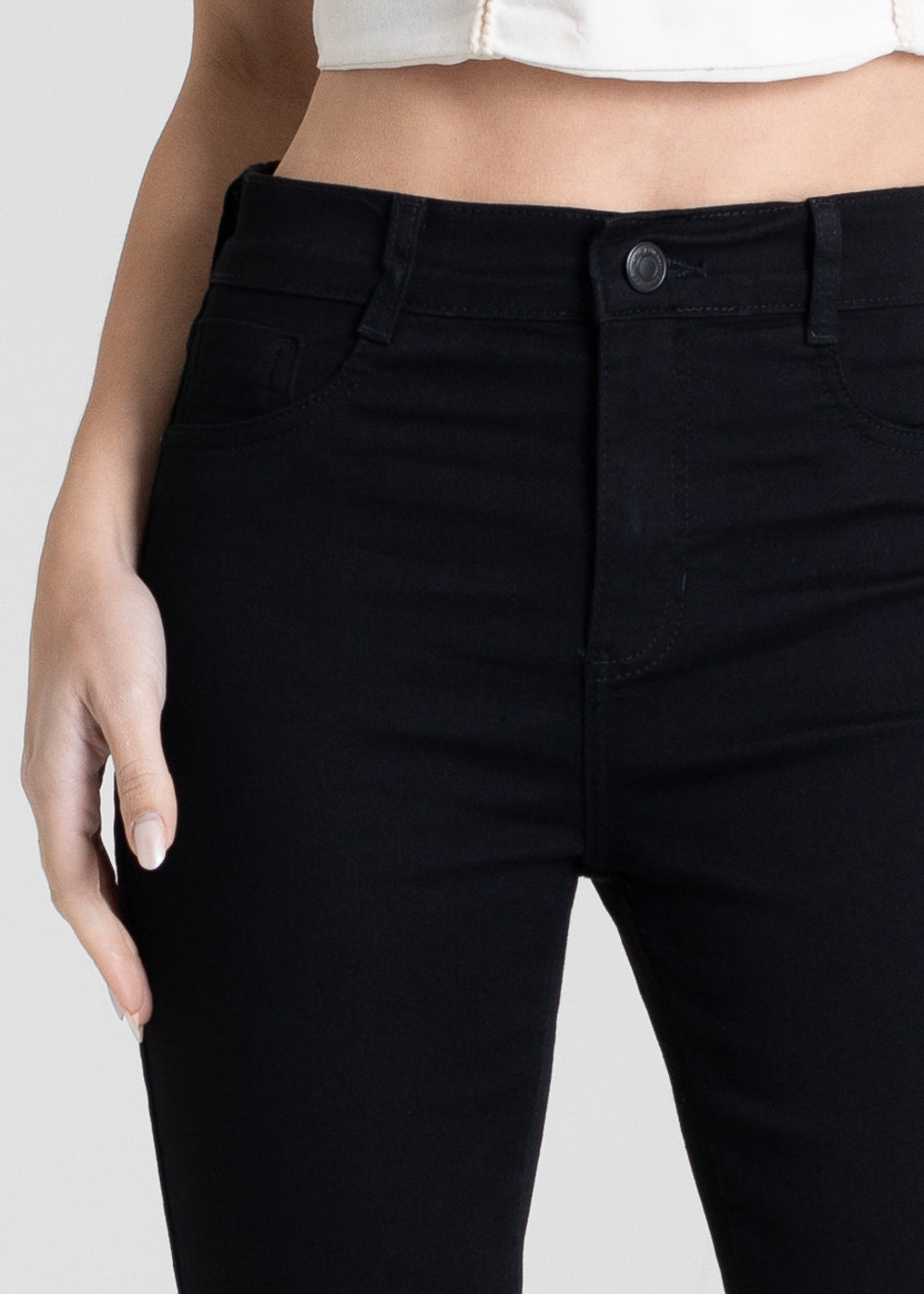 Calça Sarja Sawary Cigarrete - 265658 PRETO