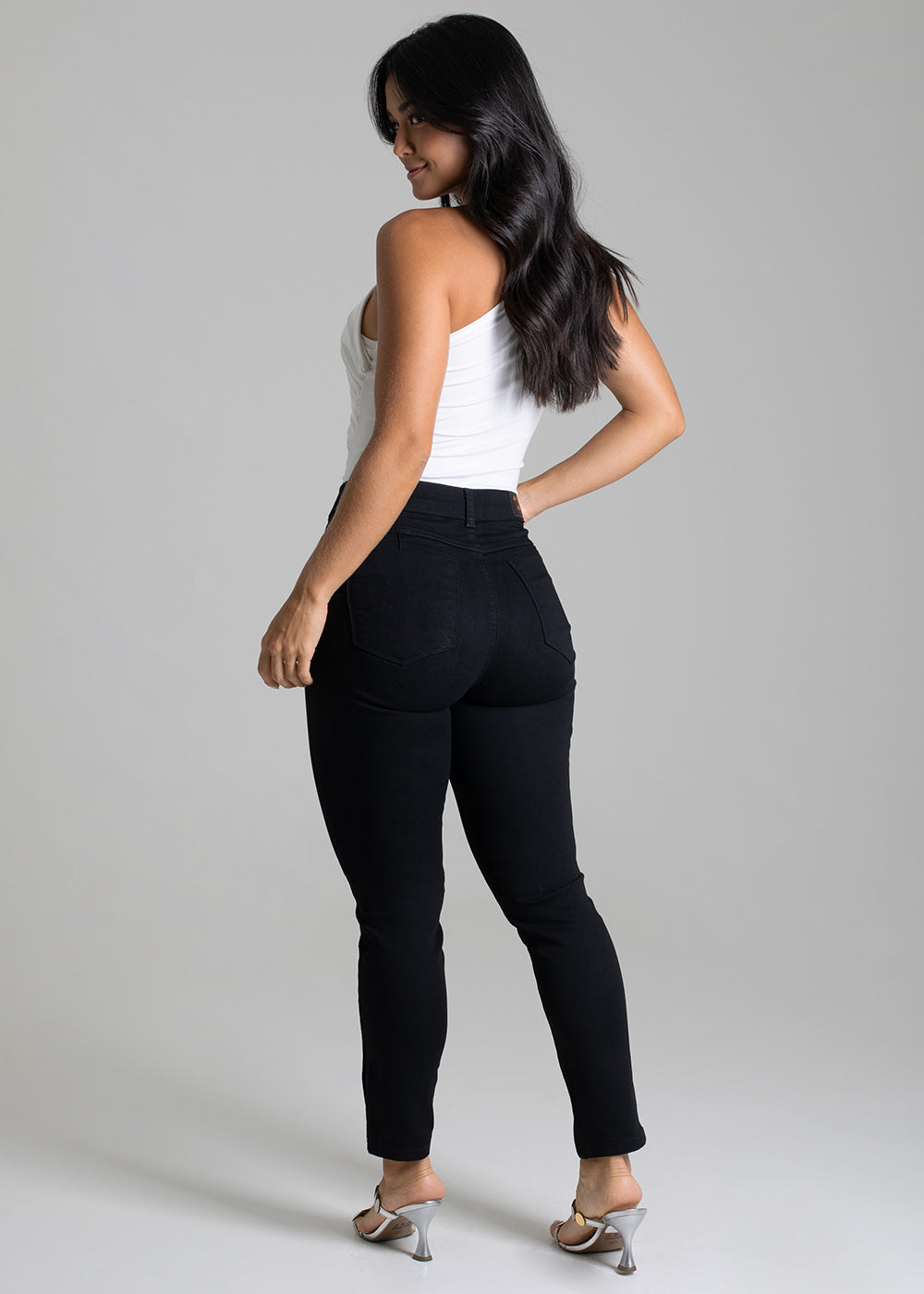 Calça Sarja Sawary Levanta Bumbum - 266758 PRETO
