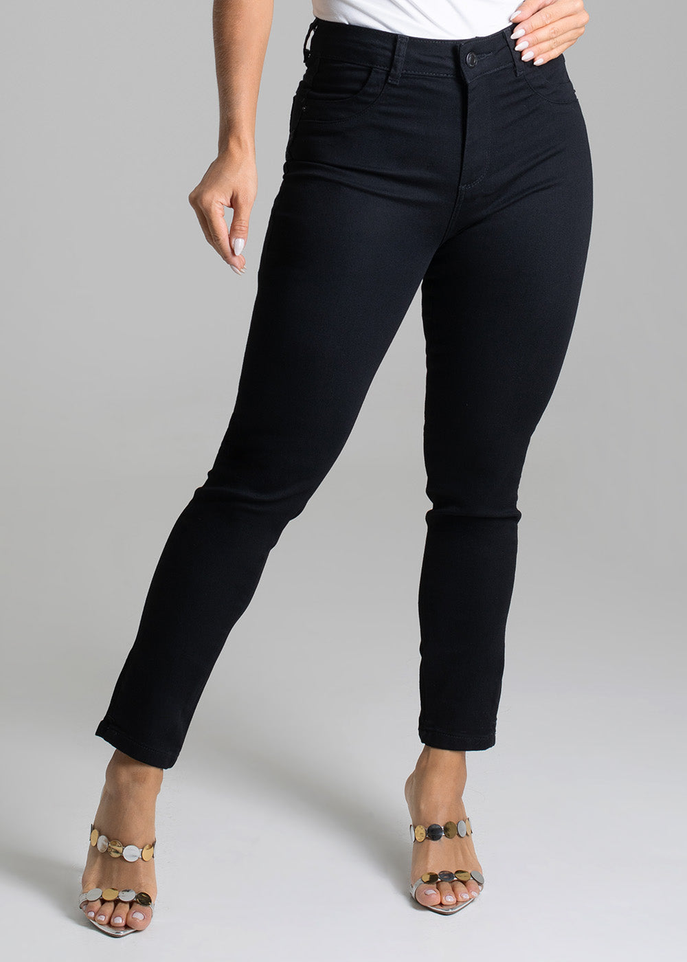 Calça Sarja Sawary Levanta Bumbum - 266758 PRETO