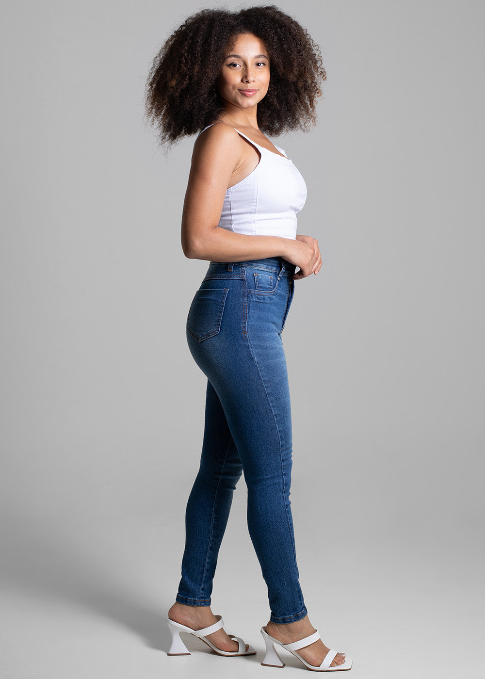 Calça Jeans Sawary Super Lipo - 267146 AZUL