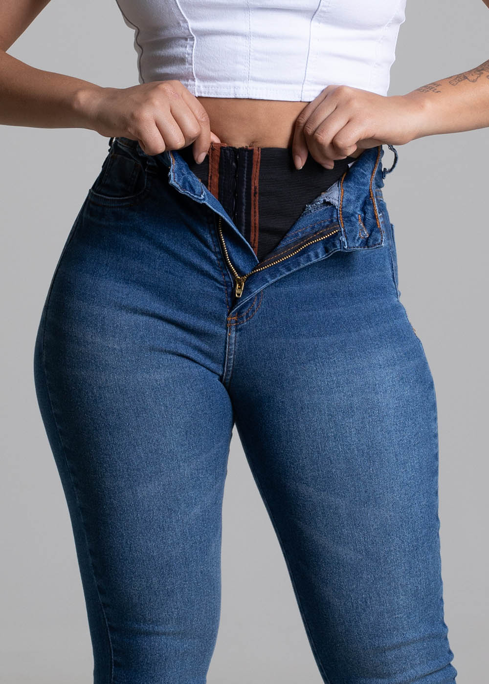 Calça Jeans Sawary Super Lipo - 267146 AZUL