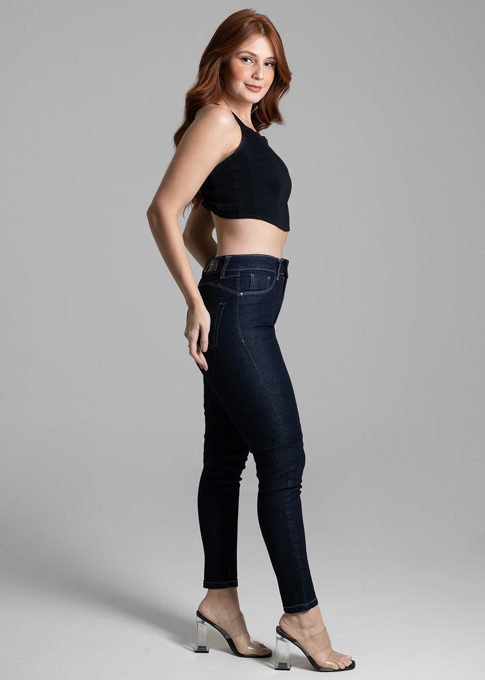 Calça Jeans Sawary Push Up - 267484 AZUL