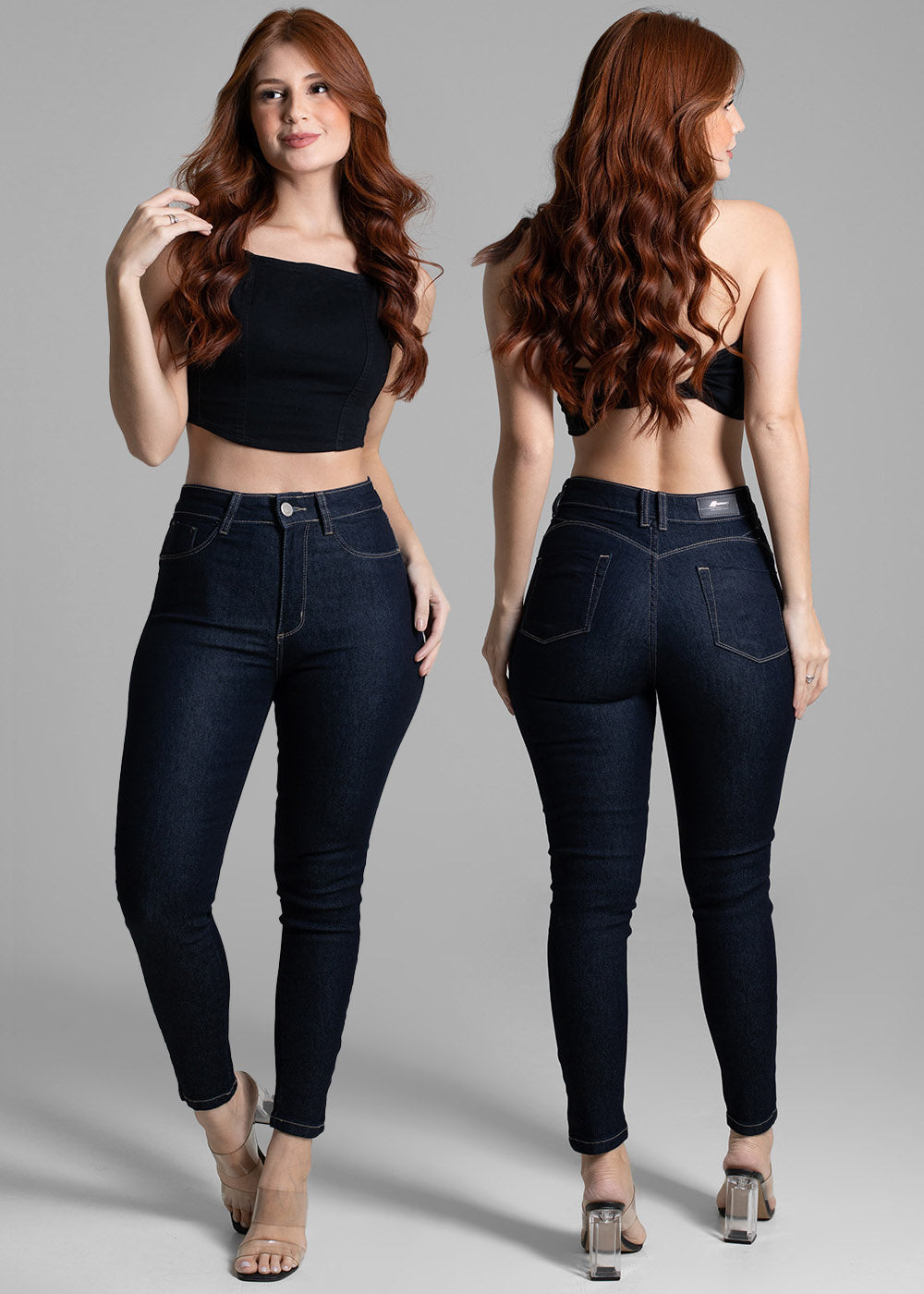 Calça Jeans Sawary Push Up - 267484 AZUL