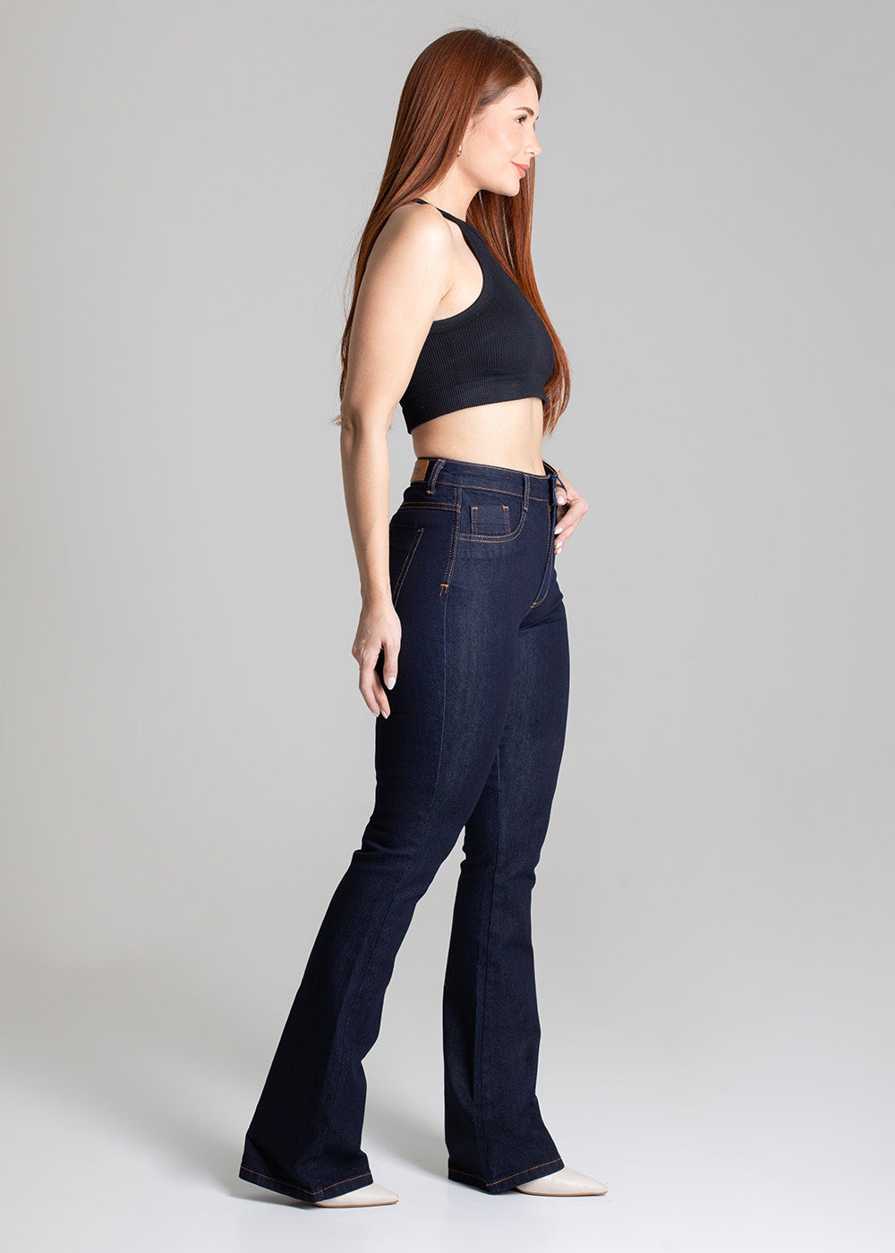 Calça Jeans Sawary Super Lipo Boot Cut  - 267577 AZUL