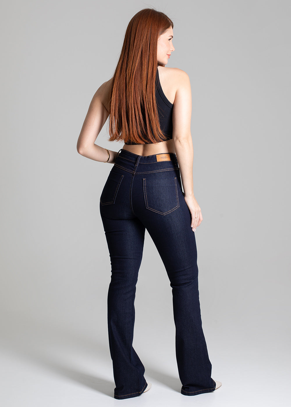 Calça Jeans Sawary Super Lipo Boot Cut  - 267577 AZUL