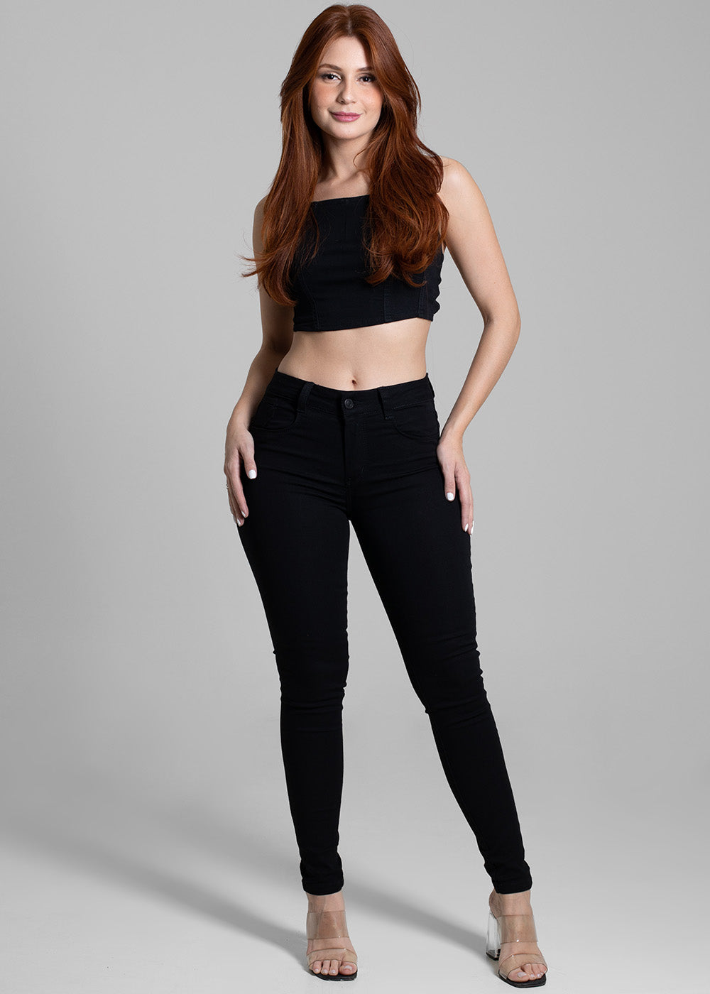 Calça Sarja Sawary Levanta Bumbum - 270335 PRETO