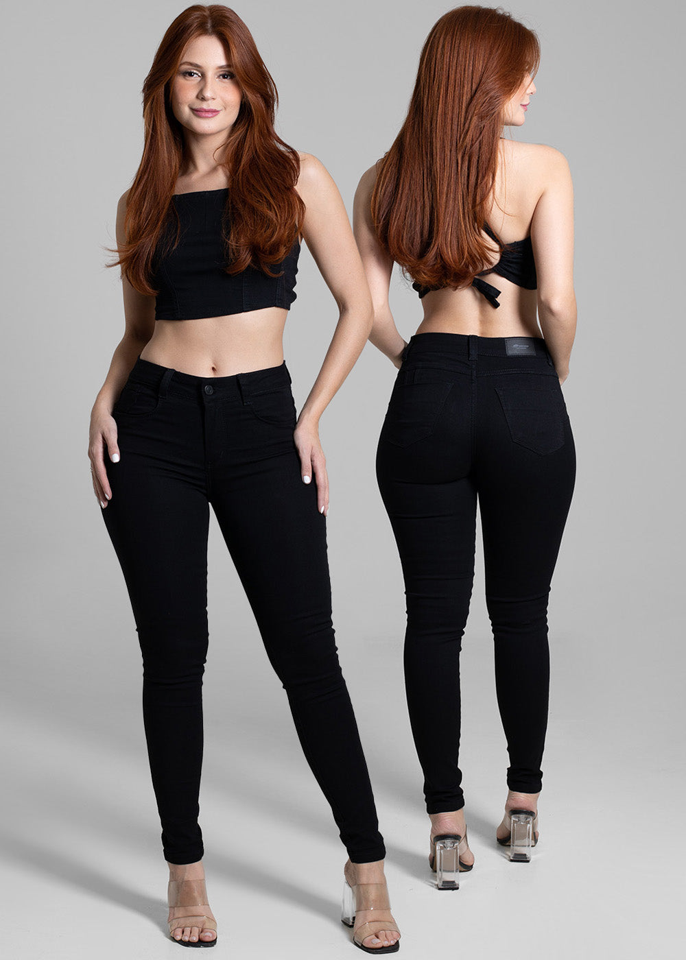 Calça Sarja Sawary Levanta Bumbum - 270335 PRETO