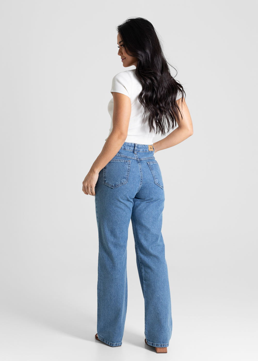Calça Jeans Sawary Reta - 280450 AZUL
