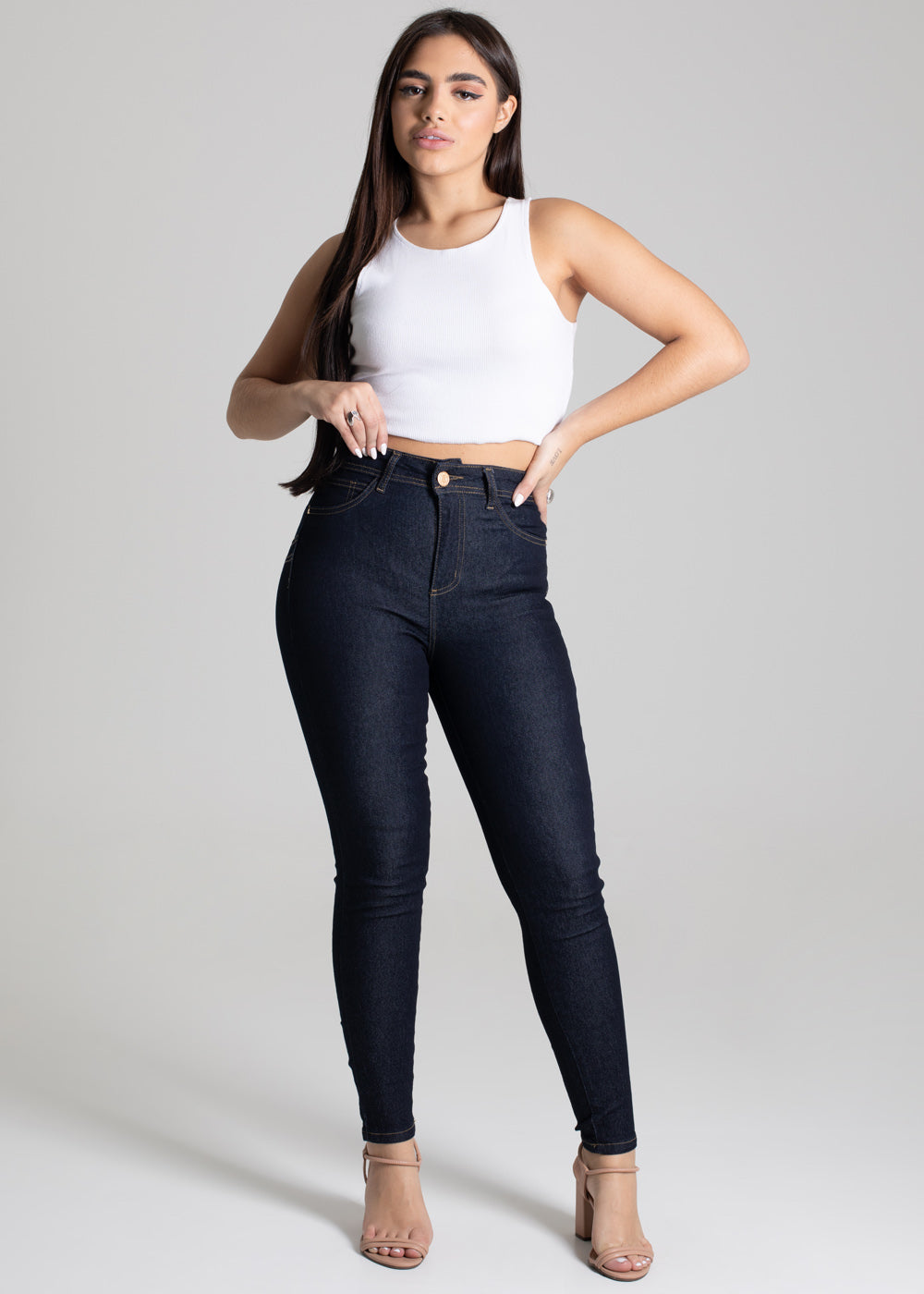 Calça Jeans Sawary Levanta Bumbum - 273212 AZUL