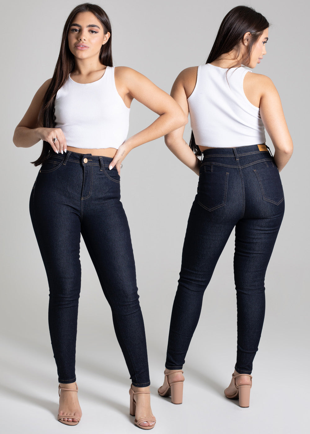 Calça Jeans Sawary Levanta Bumbum - 273212 AZUL