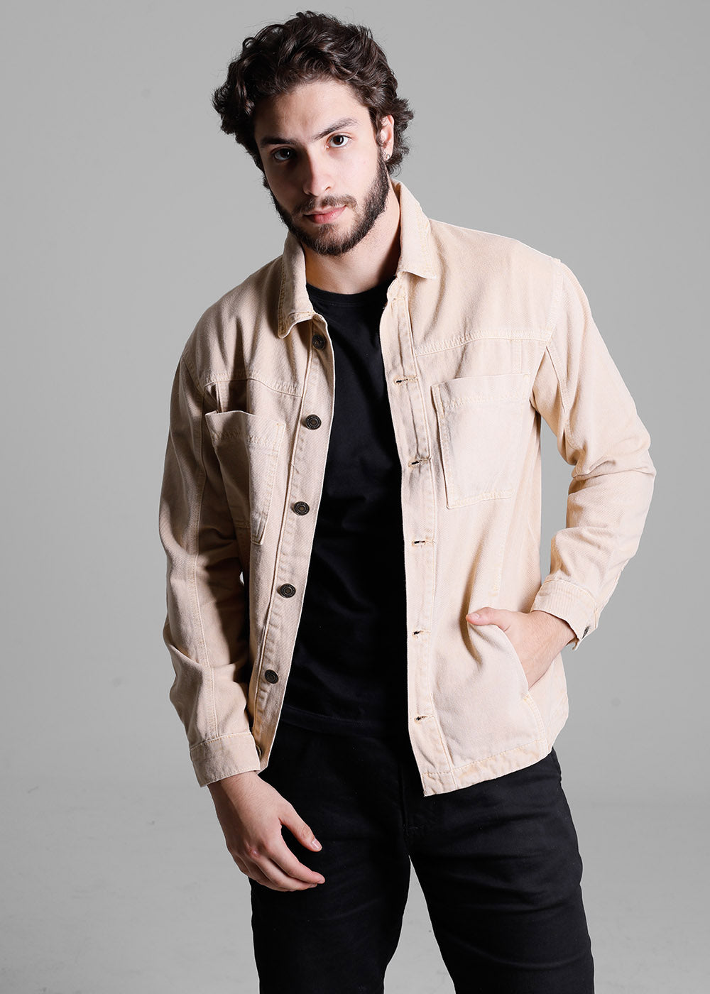 Jaqueta Sarja Sawary - 273781 BEGE