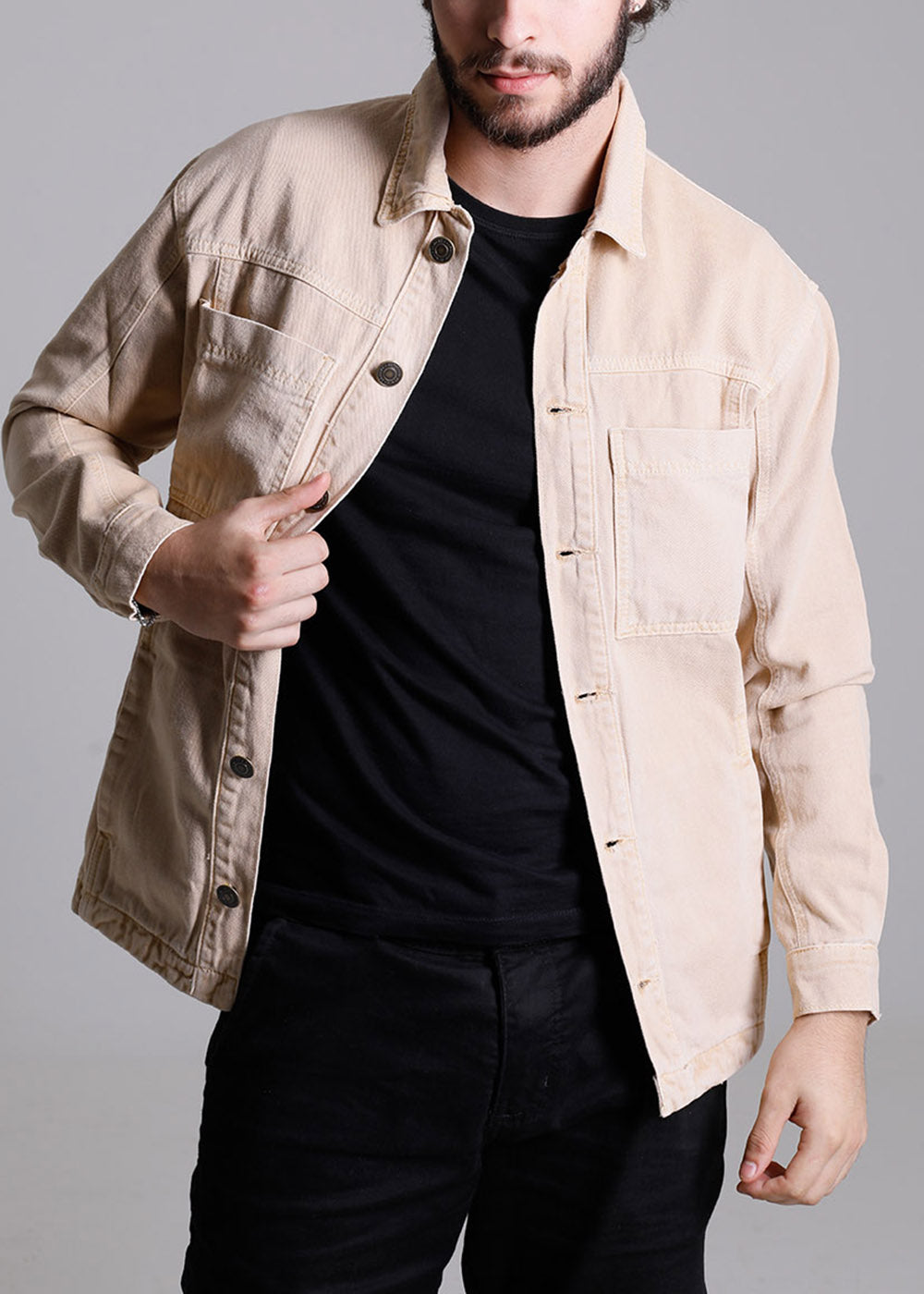 Jaqueta Sarja Sawary - 273781 BEGE