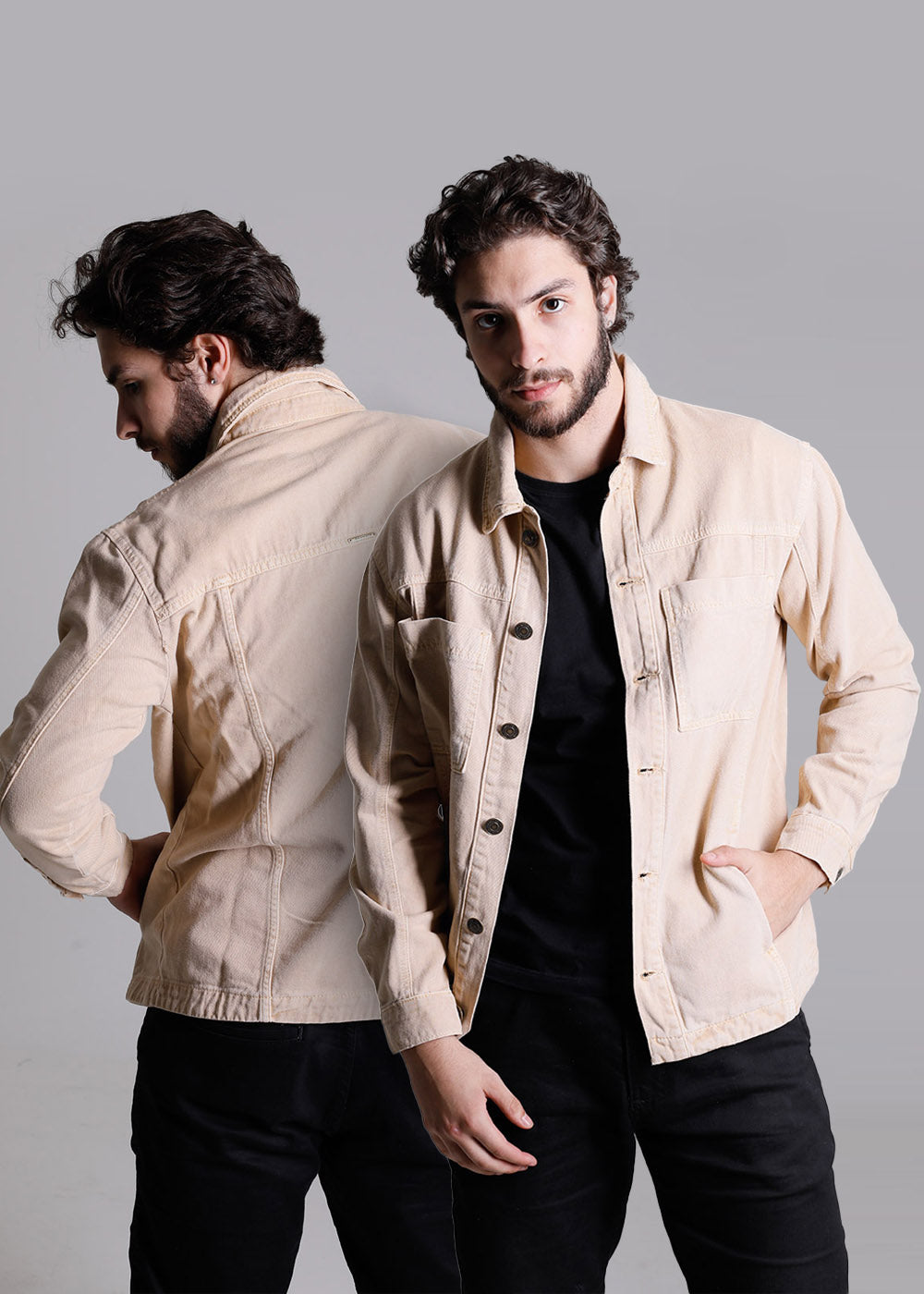 Jaqueta Sarja Sawary - 273781 BEGE